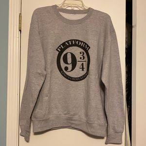 Harry Potter platform 9 and 3/4 sweatshirt